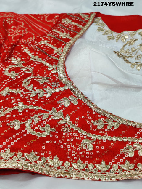 KcPc Latest Tissue Silk Bollywood Style Gotapatti Work Saree SAR