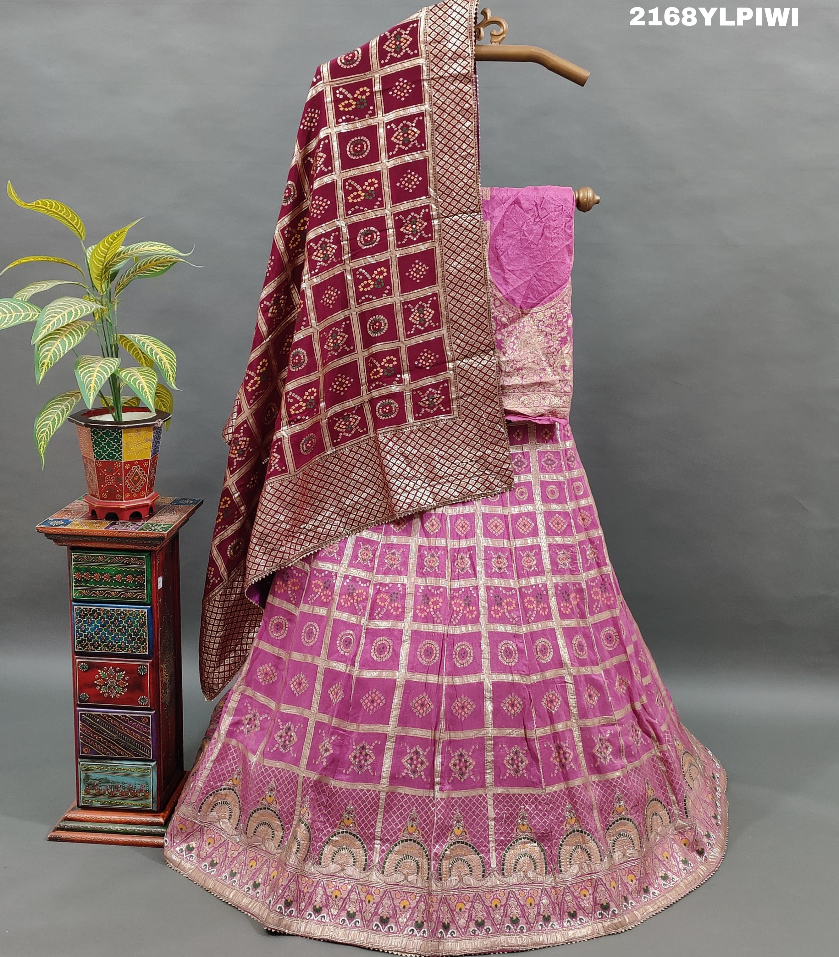 KcPc Special Upada Silk Banarasi Cutdana Work Lehenga RTK