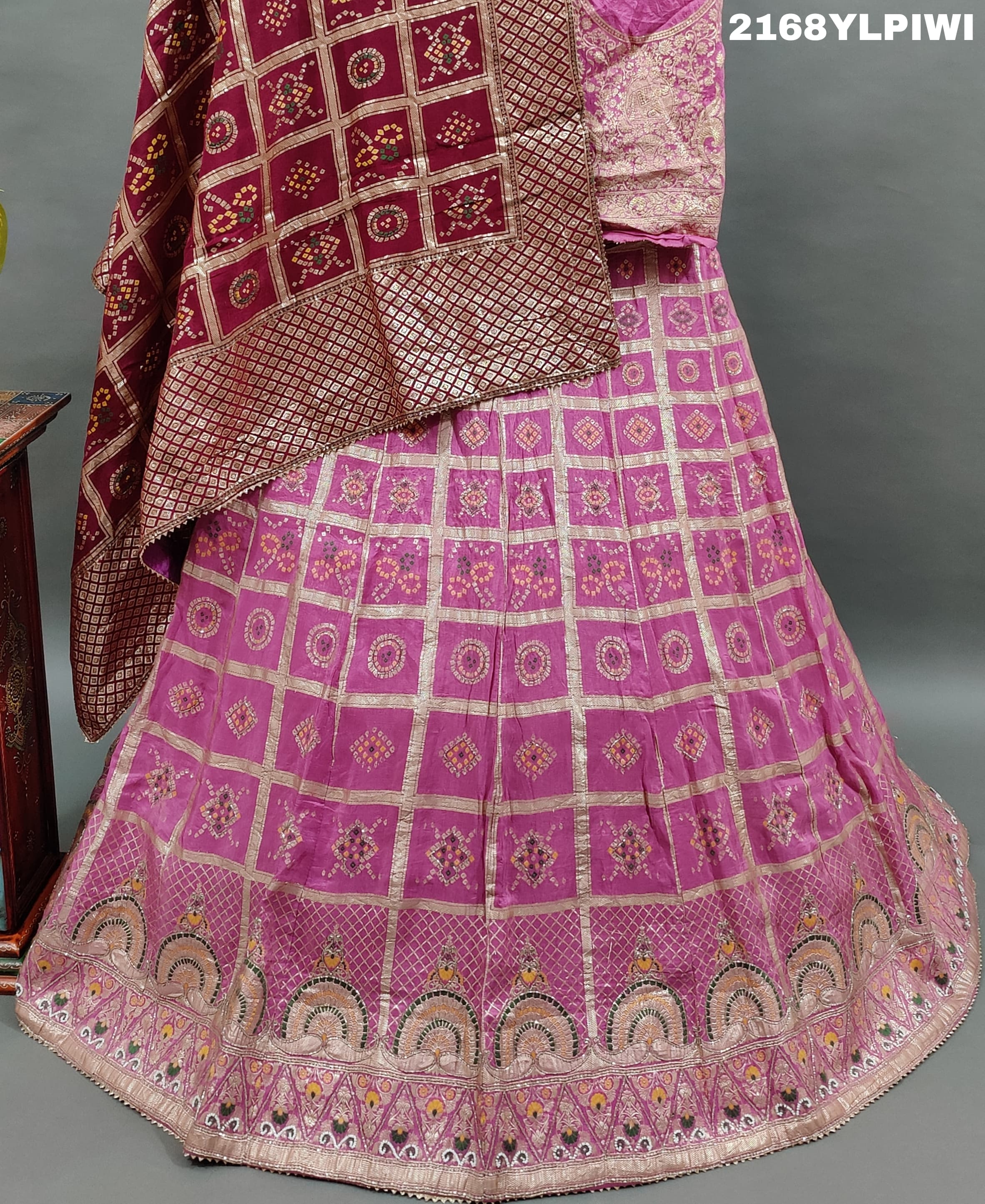 KcPc Special Upada Silk Banarasi Cutdana Work Lehenga RTK
