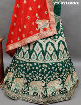 KcPc Beautiful Upada Silk Banarasi Style Handwork Gotapatti Lehenga RTK