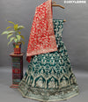 KcPc New Beautiful Upada Silk Banarasi Style Handwork Gotapatti Lehenga RTK