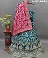 KcPc Beautiful Upada Silk Banarasi Style Handwork Gotapatti Lehenga RTK