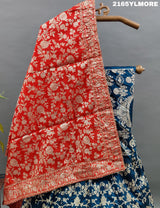 KcPc New Upada Silk Banarasi Style Handwork Gotapatti Lehenga RTK