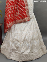 KcPc New Upada Silk Banarasi Style Handwork Gotapatti Lehenga RTK