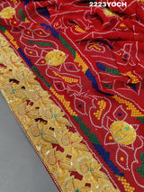 KcPc New Belbutti Pure Georgette Marwadi Odhna Chunri KcPc