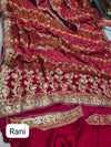  Khaddi Georgette Traditional With Gotapatti Work Saree