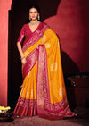 KcPc Latest Pashmina Silk Bandhani Potol Print Saree STR