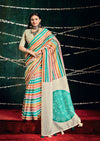  Cotton Silk Printed Bollywood Style Saree 