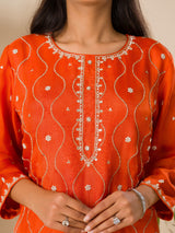 KcPc New Beautiful Crap Silk BollywoodCutdana workindo western Dress MUL