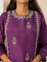KcPc New Georgette Bollywood Cutdana work indo western Dress MUL