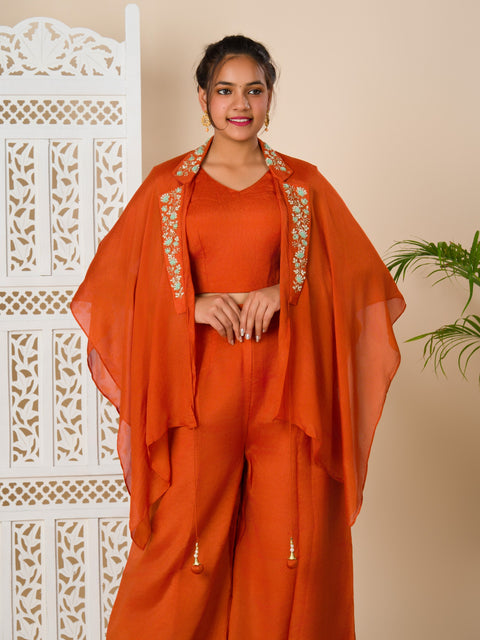 KcPc New Georgette Bollywood Fabric Cutdana kashida work indo western Dress MUL