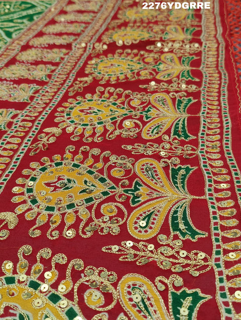 KcPc New Georgette Traditional Style With Aari tari Work Dupatta JTH