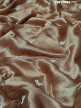 KcPc New Tussar tissue silk Traditional Sequence Tari work Saree PAL