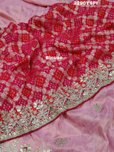 KcPc New Chinon Silk Designer Style With embroidery Gotapatti Work Saree PAL
