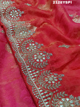 By New Special Lounch Sequence Gotapatti Work Saree