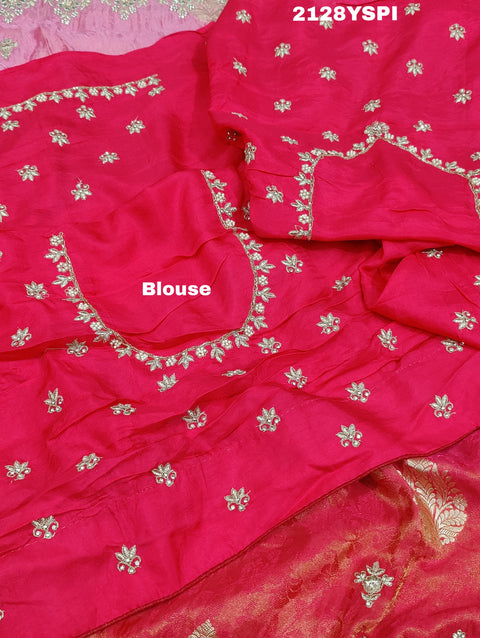 KcPc New Special Lounch H O Silk Sequence Gotapatti Work Saree PLK