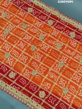 KcPc New Lounch Pure Gaji Silk Marwadi Style Zardoji Work Chunri Pila