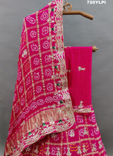 KcPc Pure Gaji silk Gharchola with Gotapatti work Lehenga Set BTU