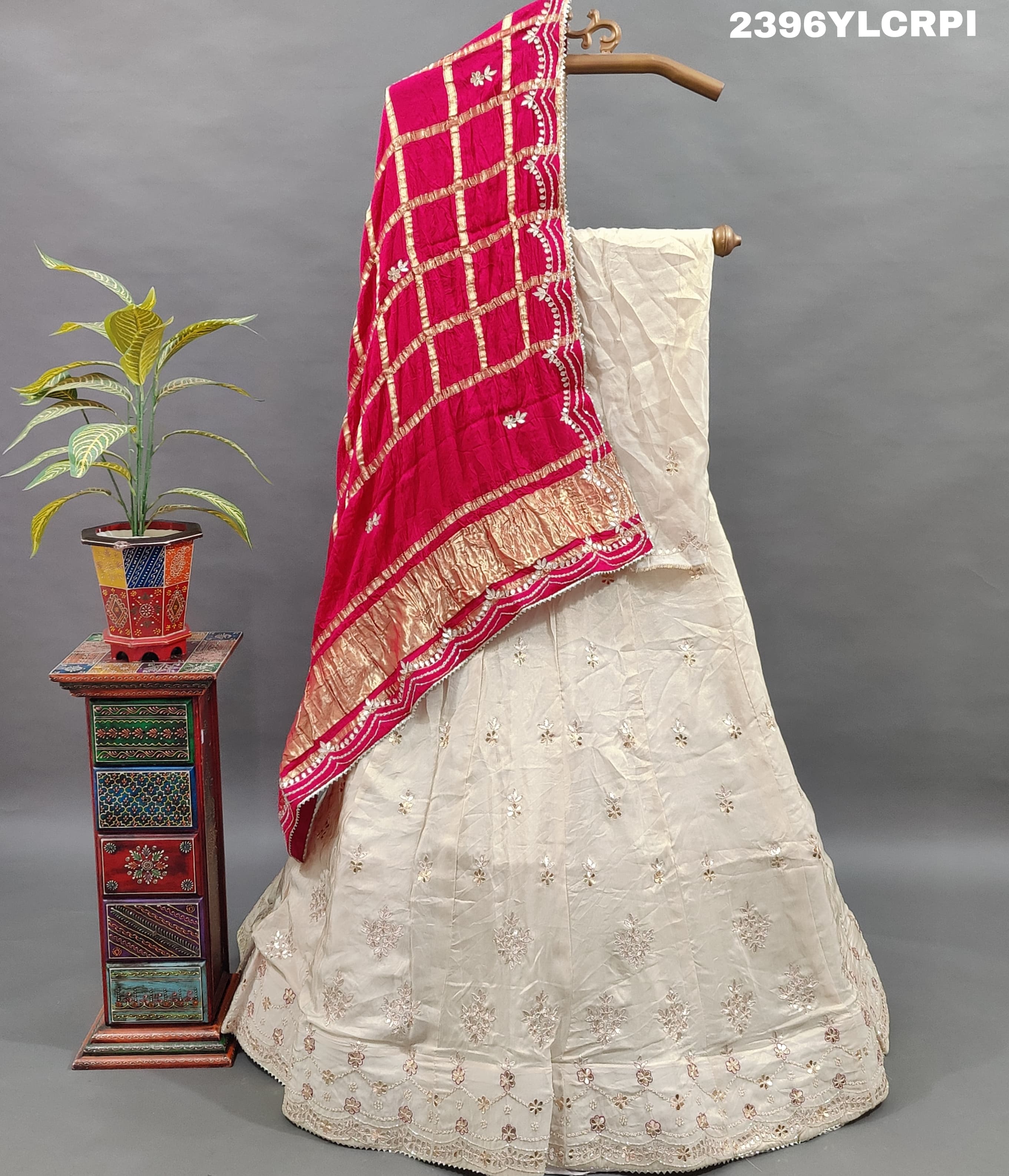 KcPc New Launch Tissue Organza Silk Designer Style With Gota patti WorkLehenga RTK