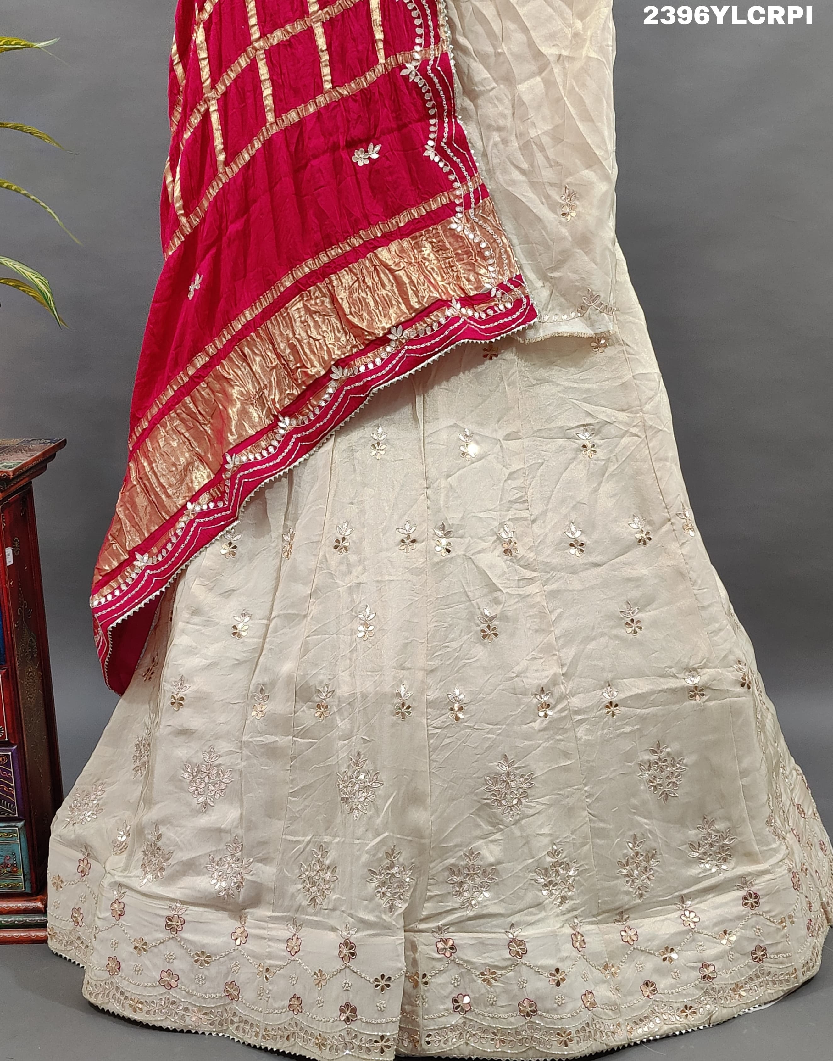 KcPc New Launch Tissue Organza Silk Designer Style With Gota patti WorkLehenga RTK