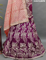 KcPc Lounch A Upada silk Banarasi White Beads Work Lehenga RTK