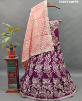KcPc Lounch A Upada silk Banarasi White Beads Work Lehenga RTK