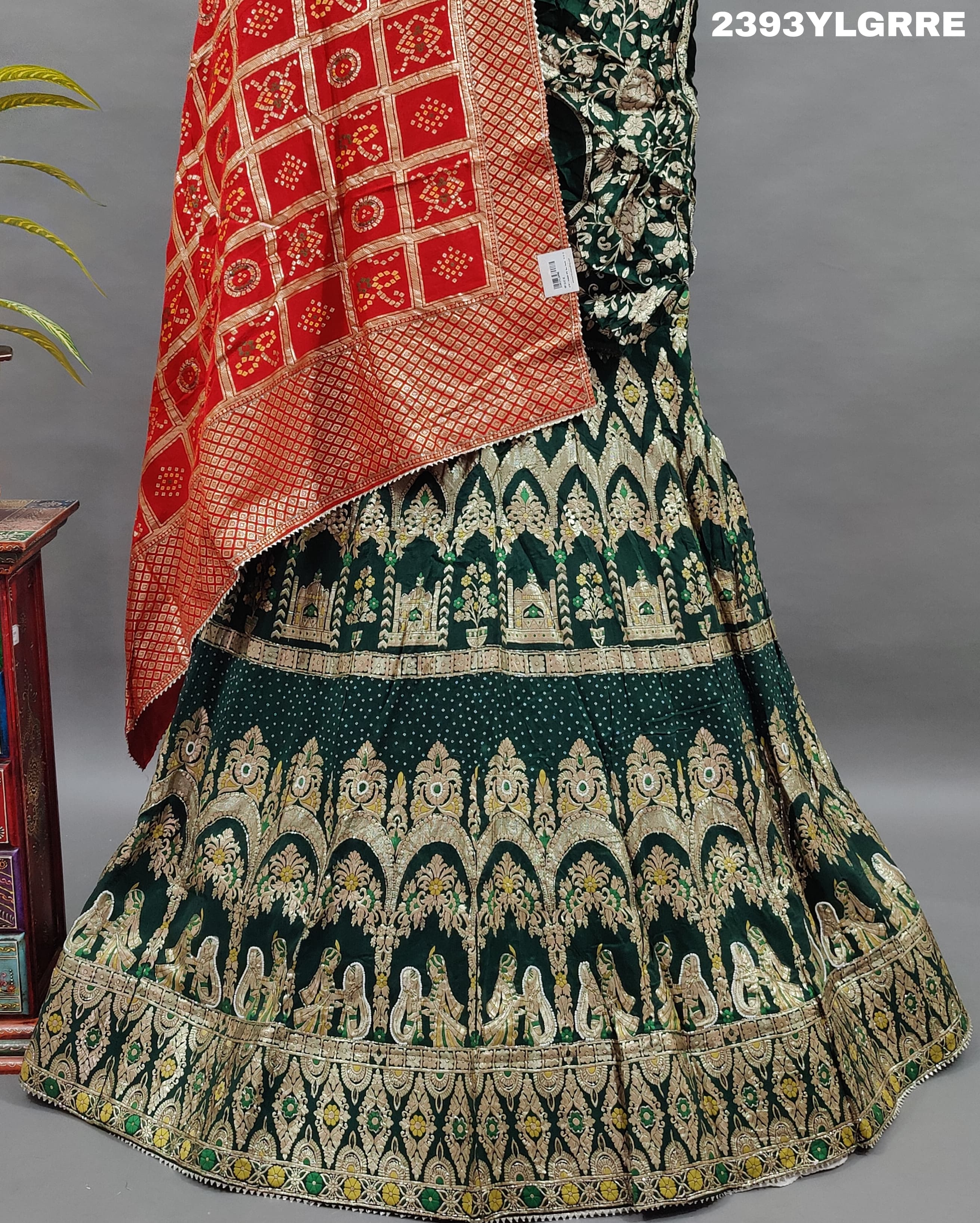 KcPc New Dola Silk Banarasi Style With CutdanaWorkLehenga RTK