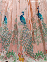 KcPc Elegant Chinon Silk Lehenga with Sequin and Gota patti Touches BTU