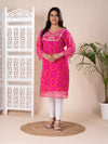 KcPc New Beautiful Arrival Jaipuri Traditional Marwadi Gotapatti Long Straight KurtiKML