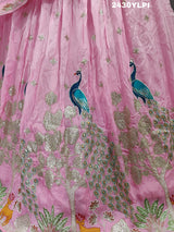 KcPc Elegant Chinon Silk Lehenga with Sequin and Gota patti Touche BTU
