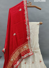 KcPc New UpadaSilk Bollywood Style With Cutdana Gotapatti Work Lehenga RTK