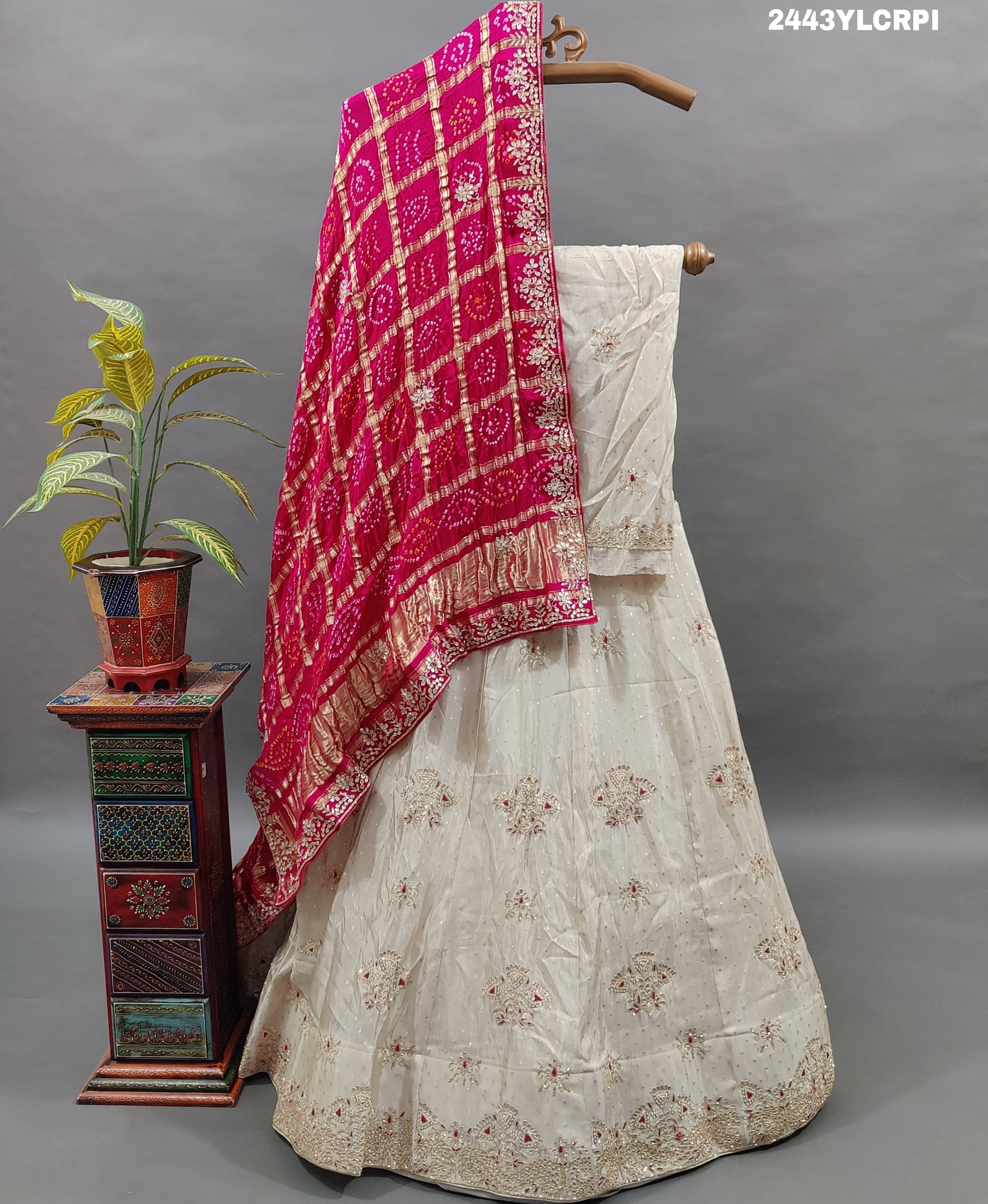 KcPc Special Upada Silk Bollywood Style Gotapatti Work Lehenga BTU