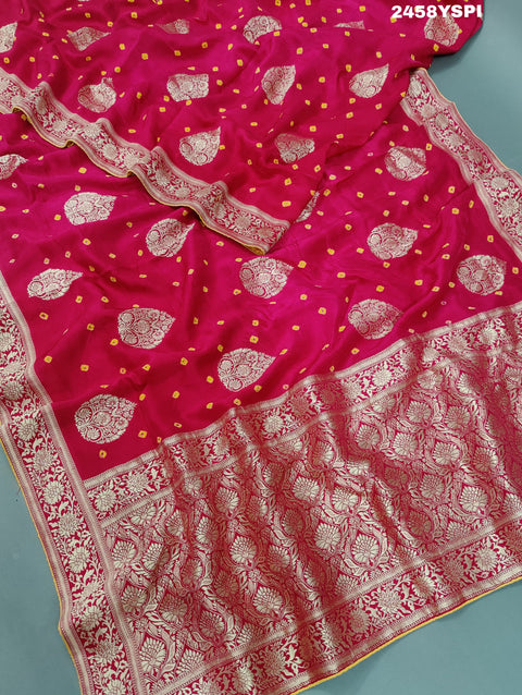 KcPc New Latest Dola Silk Banarasi Style With Zari weaving Work Saree RB