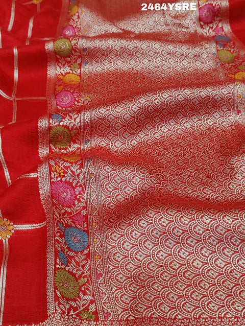 KcPc New Chinon Silk Bandhani Zari Weaving Saree RB