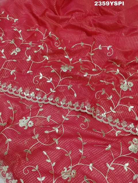 KcPc New Kota Doriya Gota Patti Work Saree SWA