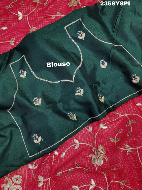 KcPc New Kota Doriya Gota Patti Work Saree SWA