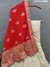 KcPc New Upada Silk Banarasi Style Lehenga with Cutdana Work BTU