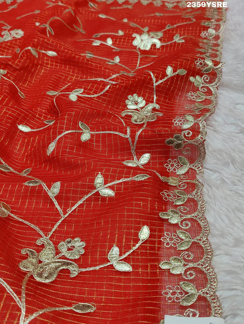 KcPc Kota Doriya Gota Patti Work New Saree SWA