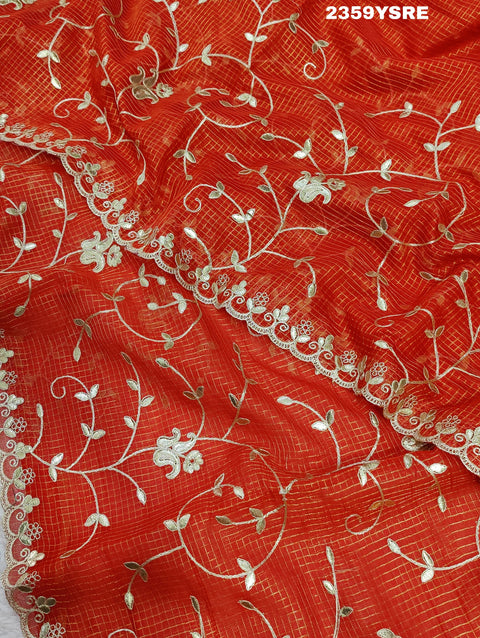 KcPc Kota Doriya Gota Patti Work New Saree SWA