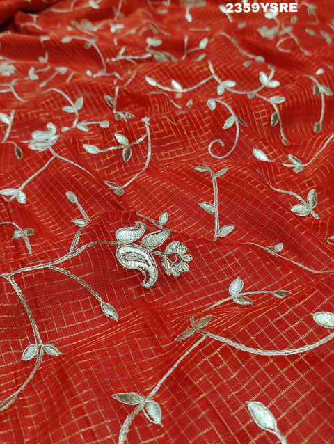 KcPc Kota Doriya Gota Patti Work New Saree SWA
