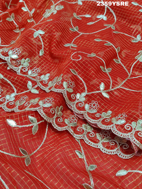 KcPc Kota Doriya Gota Patti Work New Saree SWA