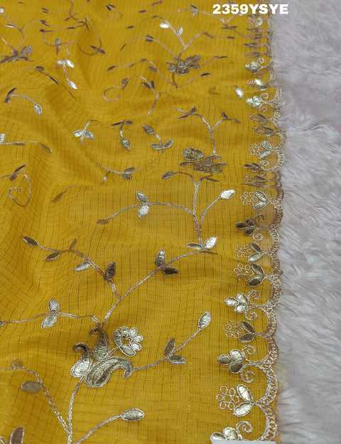 KcPc Kota Doriya Gota Patti Work Saree SWA