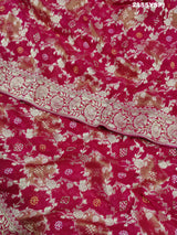 KcPc New Georgatte Banarasi Style With Cutdana Work Saree MOH