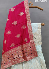 KcPc New Banarasi Inspired Upada Silk Traditional Lehenga with Cutdana Work BTU
