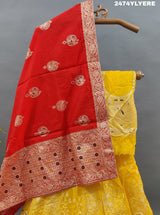 KcPc New Luxury Traditional Lehenga in Upada Silk with Cutdana and Banarasi Styling BTU