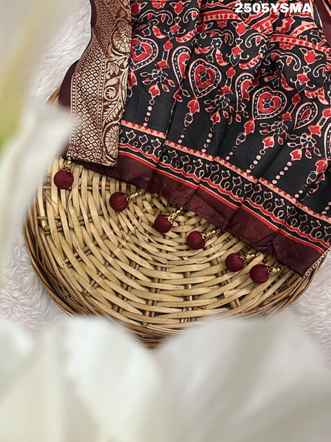 KcPc New Beautiful Upada Silk Banarasi Style with Zari weaving Work  Saree STR