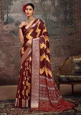 By Ajrakh Saree
