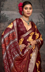By Ajrakh Saree