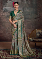 By Ajrakh Saree