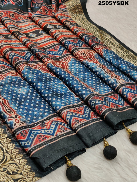 KcPc New Latest Upada Silk Banarasi Style with Zari weaving Work  Saree STR